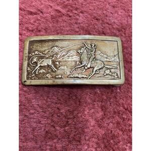Leaven's mfg Belt Buckle Cowboy Western Style